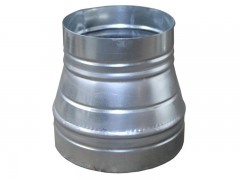 Переход круглого сечения центральный Ф100/Ф125-60  Рулон оц.(08ПС)0.50